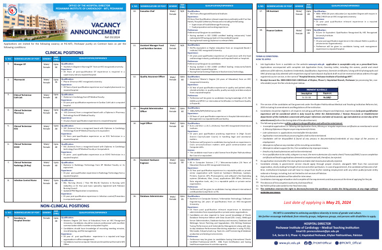 Vacancy announcement clinical positions pdf nursing databases