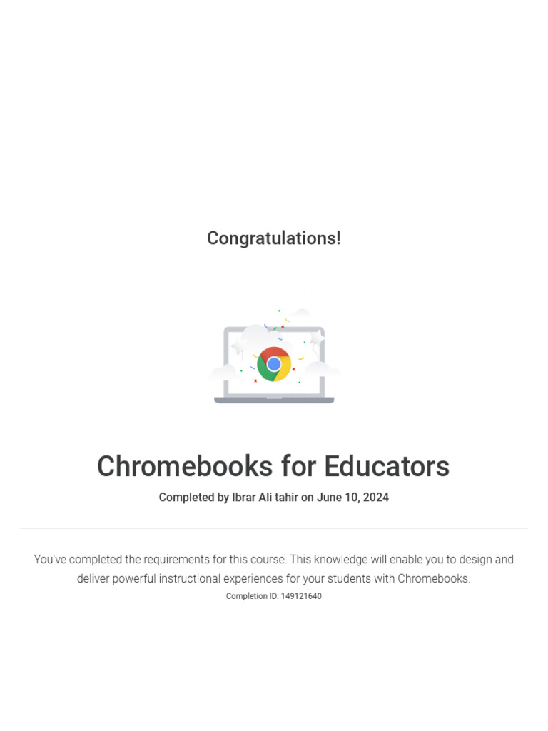 Chromebooks For Educators - Google Pic | PDF