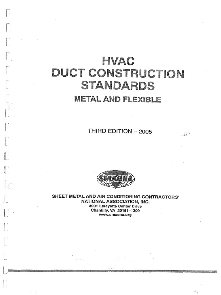 SMACNA - HVAC Duct Construction STD - Metal - Flexible 2005 | PDF