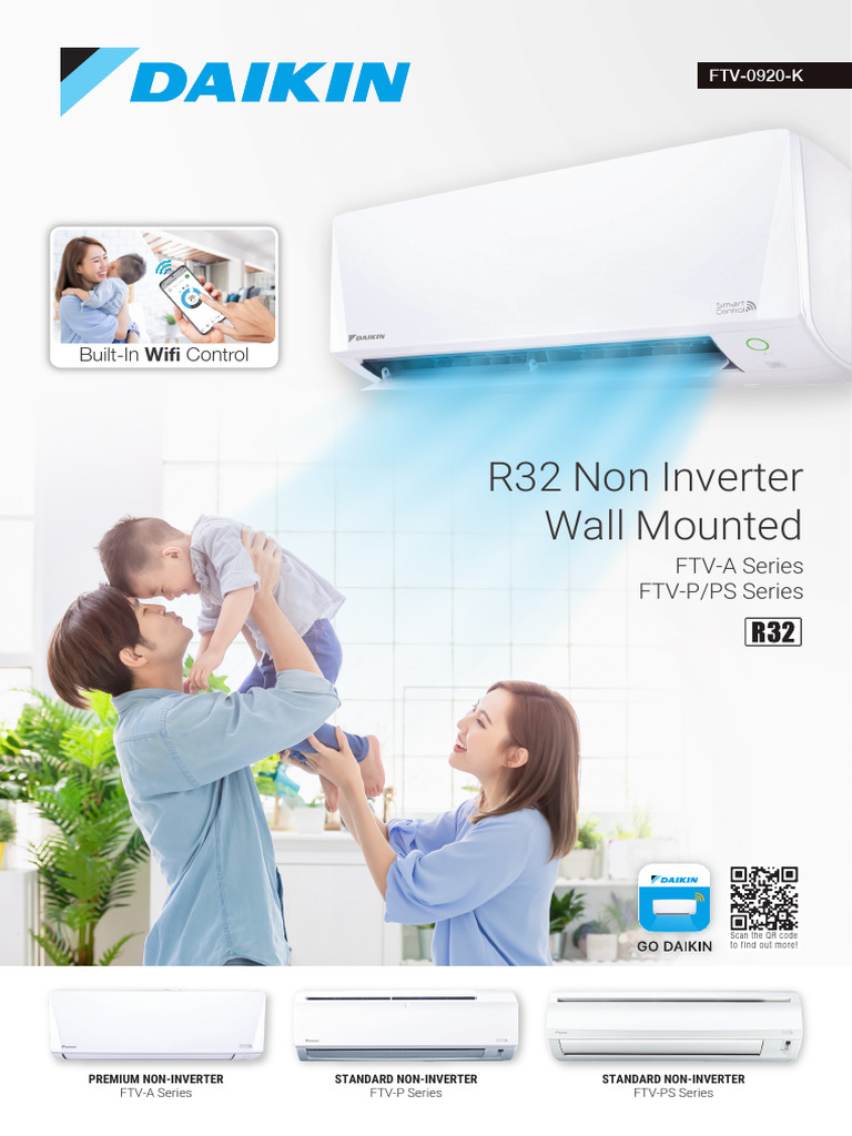 (New) r32 - Non Inv WM (Ftv-0920-k) | PDF | Air Conditioning | Particulates
