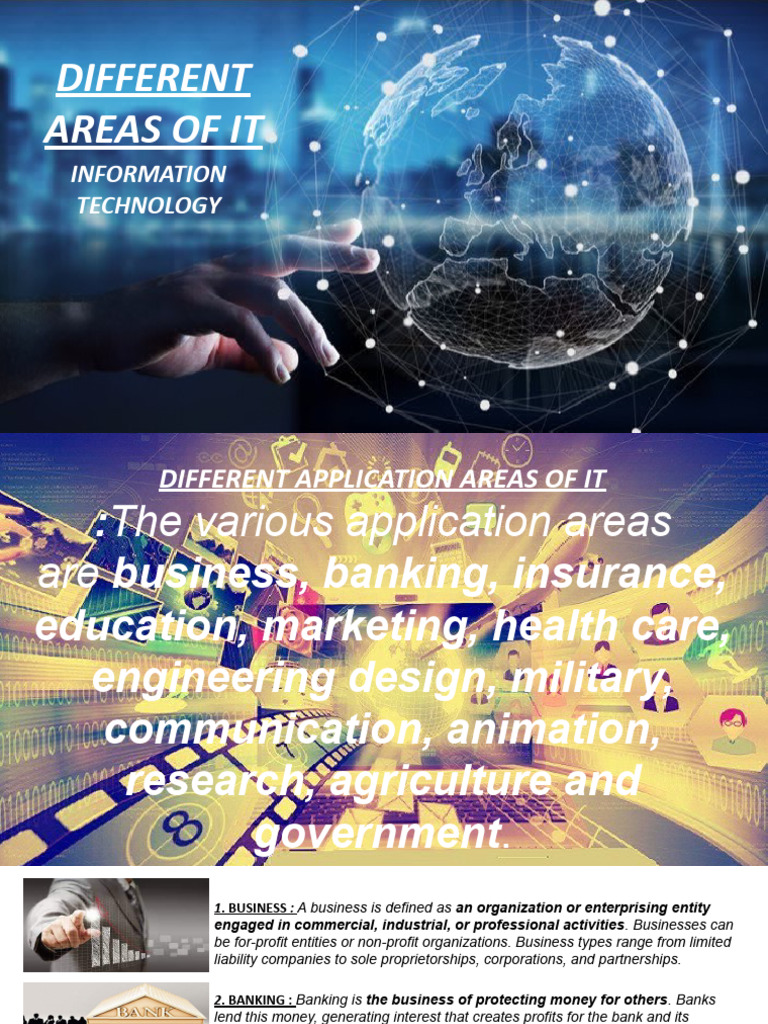 Different Areas of IT | PDF | Business | Banks