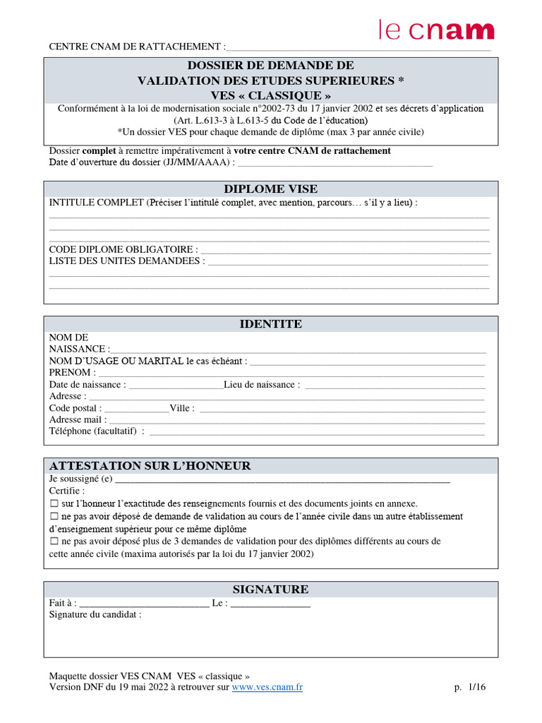 vap 85 cnam Guide 2013-2014 main image 0