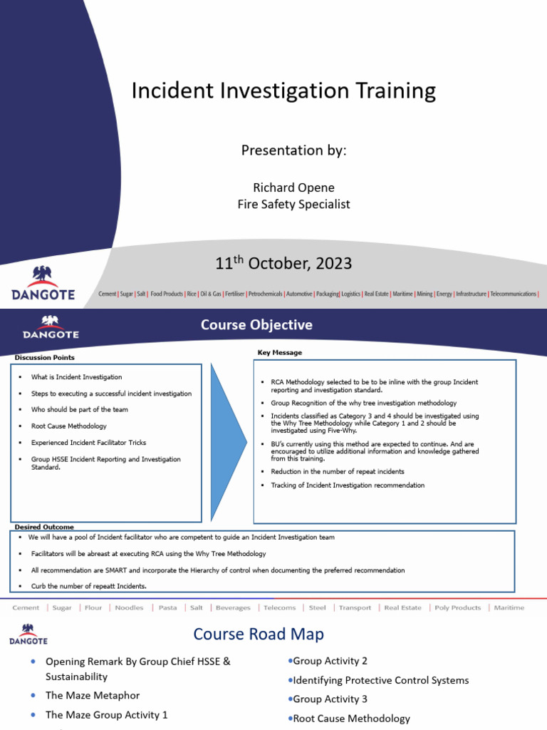 Incident investigation Facilitator Training slide (Option 2) Final ...