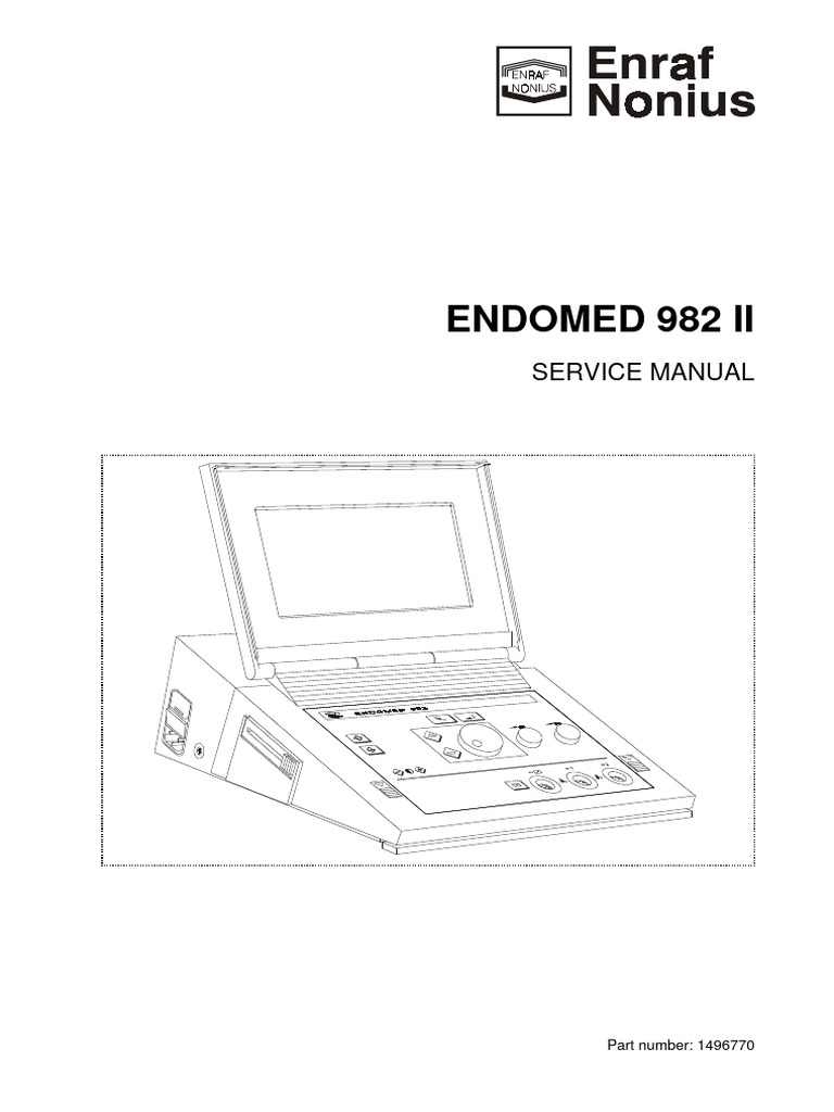 Service 982 Ii | PDF | Menu (Computing) | Power Supply