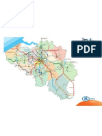 Carte Réseau SNCB Belgique 2011