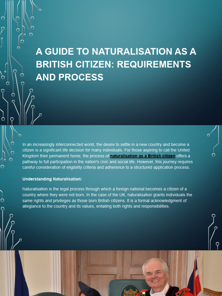 UK Naturalisation Guide: Requirements & Process | PDF | Naturalization ...