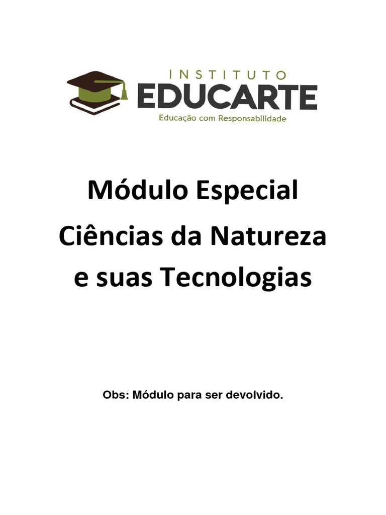 Módulo de Ciências Da Natureza e Suas Tecnologias. | PDF | RNA | Cromossomo