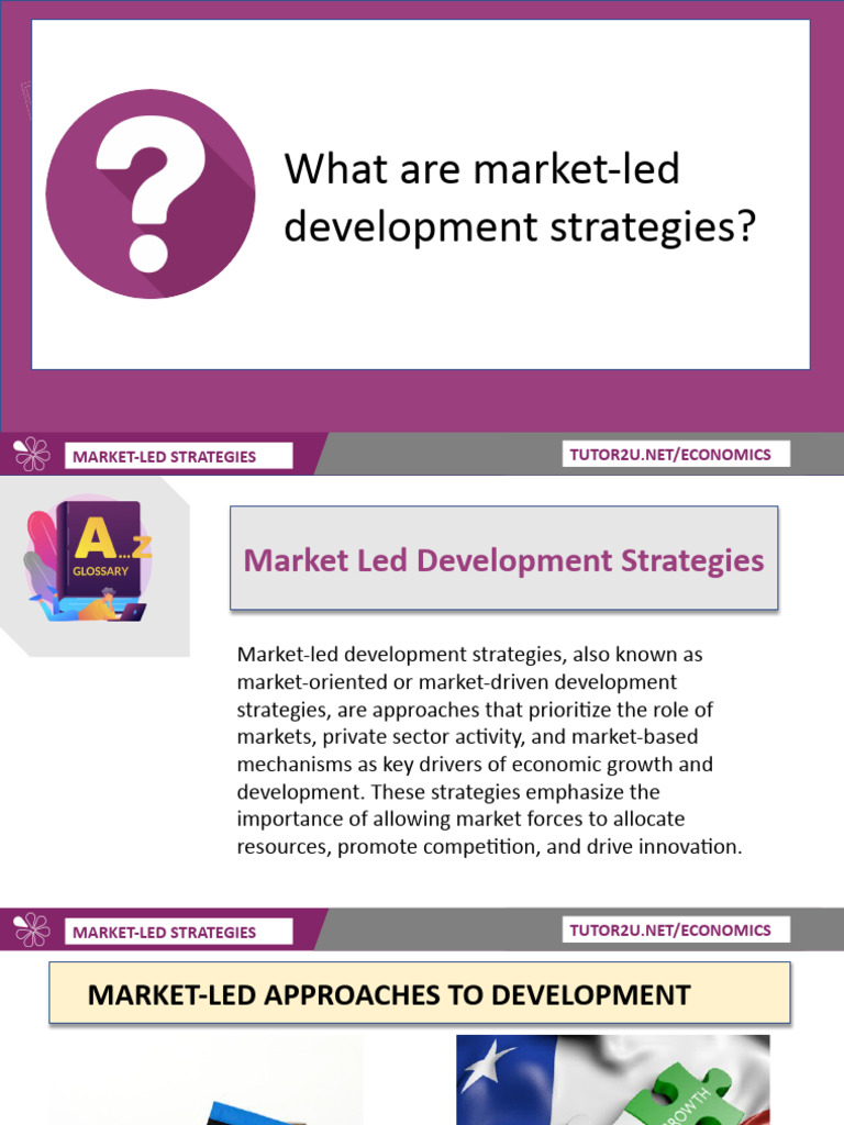 Understanding Market-Led Development Strategies | PDF | Microfinance ...
