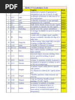 HSK 6 Vocabulary List Dikonversi | PDF