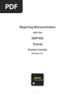 Beginning Micro Controllers MSP430 - V0.3 - Gustavo Litovsky