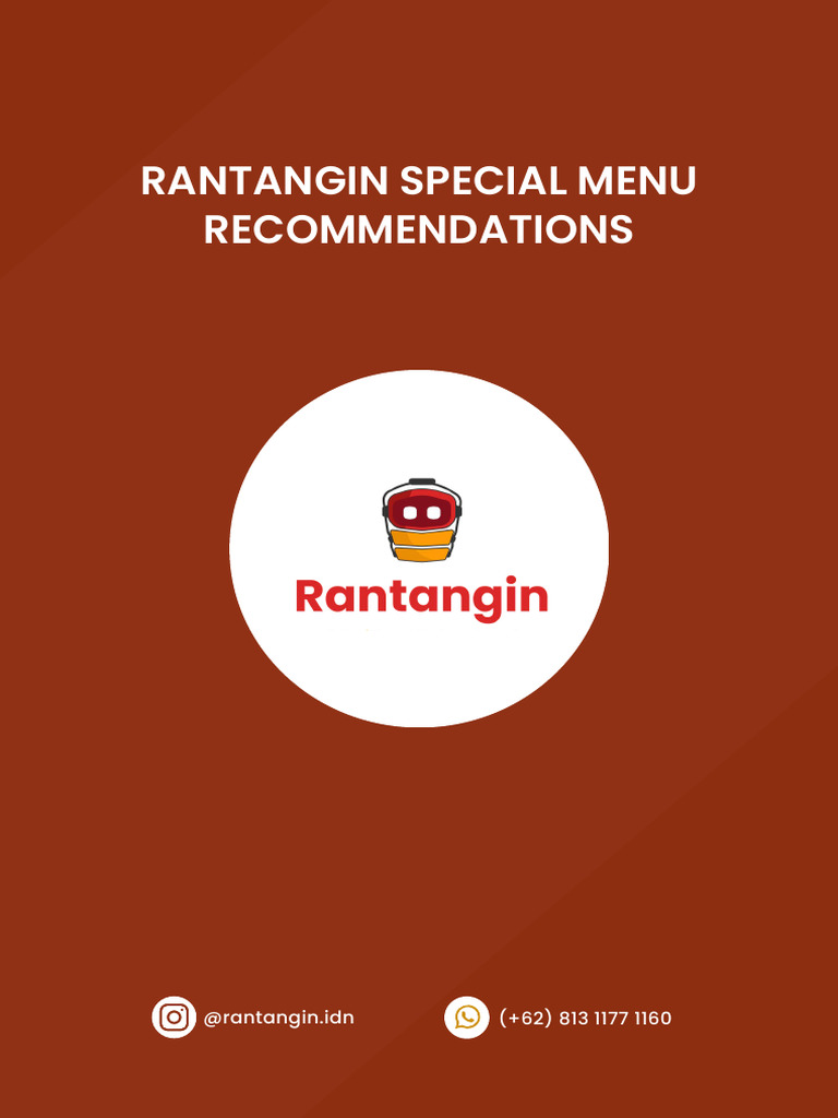 Menu Paket Rantangin Spesial | PDF