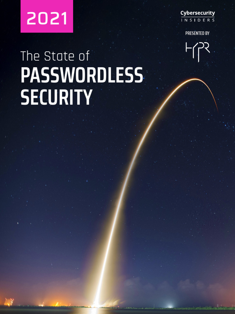 2021 state of passwordless report final pdf security computer