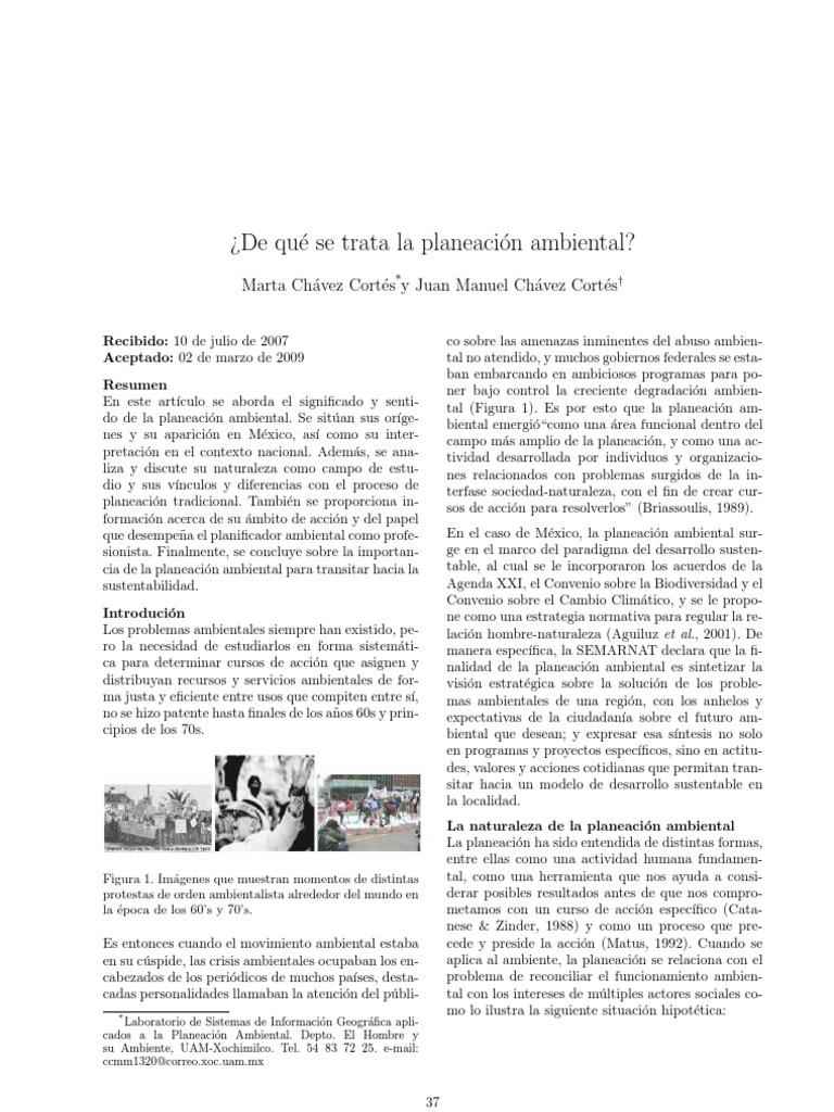 Importancia de la Planeación Ambiental | PDF | Entorno natural ...