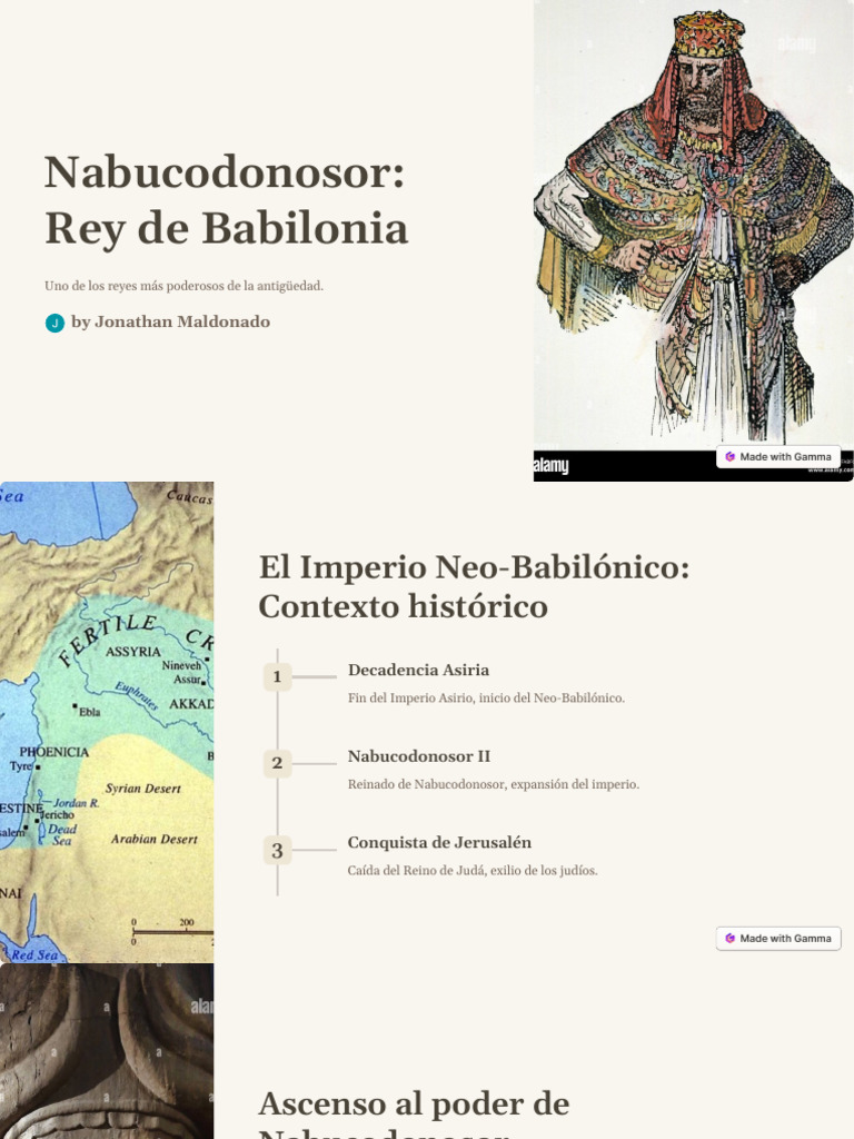 Nabucodonosor Rey de Babilonia | PDF