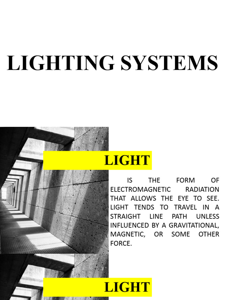 BLDG Utilities 02 Lighting Systems | PDF | Color | Light