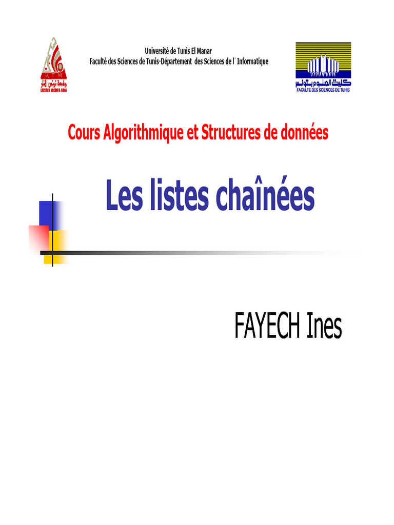 Introduction aux Listes Chaînées | PDF | Programmation informatique ...