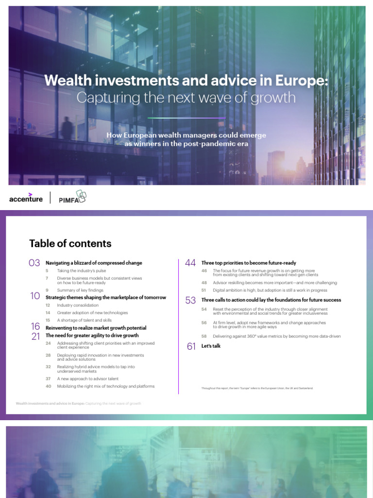 European Wealth Management Growth Strategies | PDF | Investing | Wealth