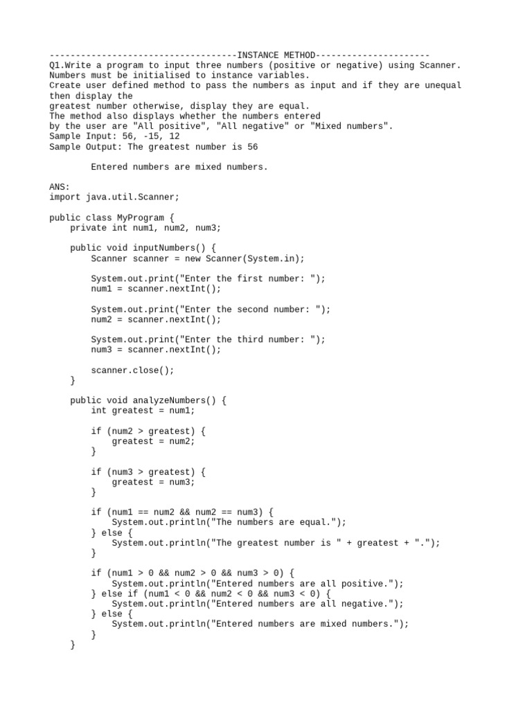 Instance Methods | PDF | Computer Science | Computer Programming