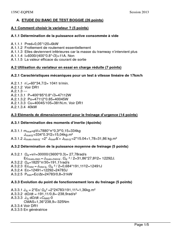 Étude technique des bancs de test 2013 | PDF | Climatisation ...