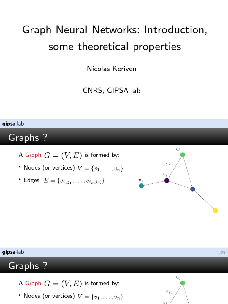 Graph Neural Networks | PDF | Eigenvalues And Eigenvectors | Machine ...