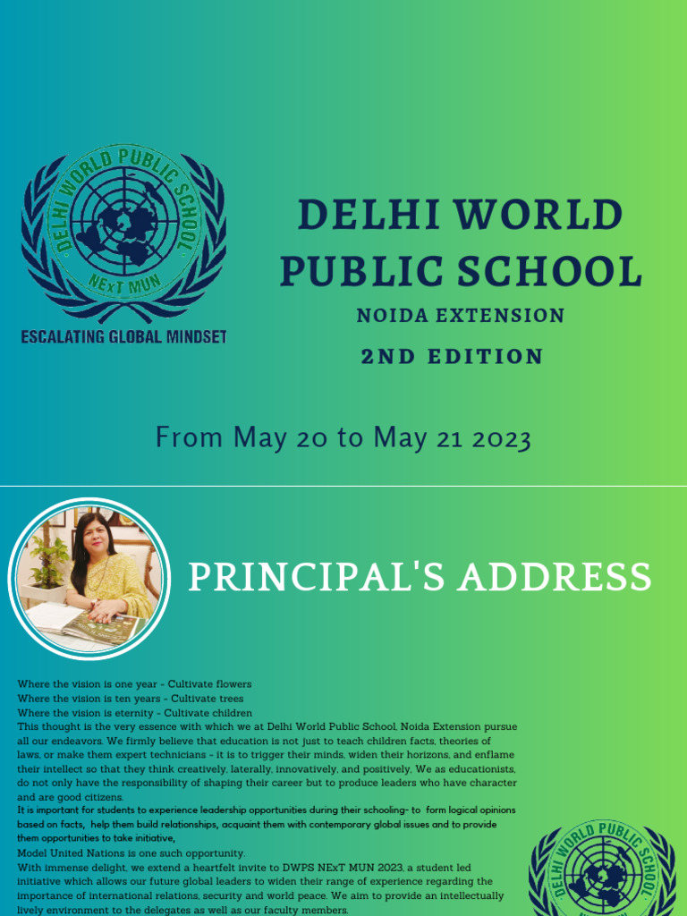 DWPS NExT MUN 2023 Invitation | PDF | United Nations | International ...