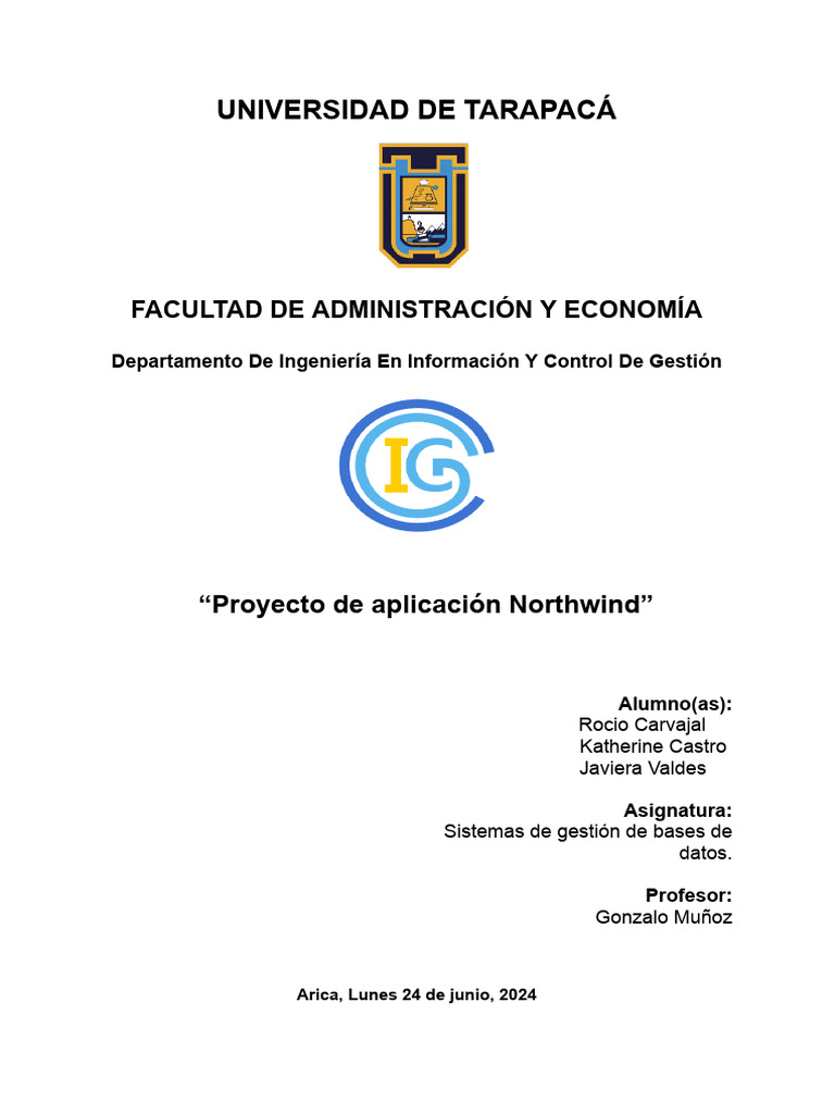 Proyecto northwind pdf log stica bases de datos