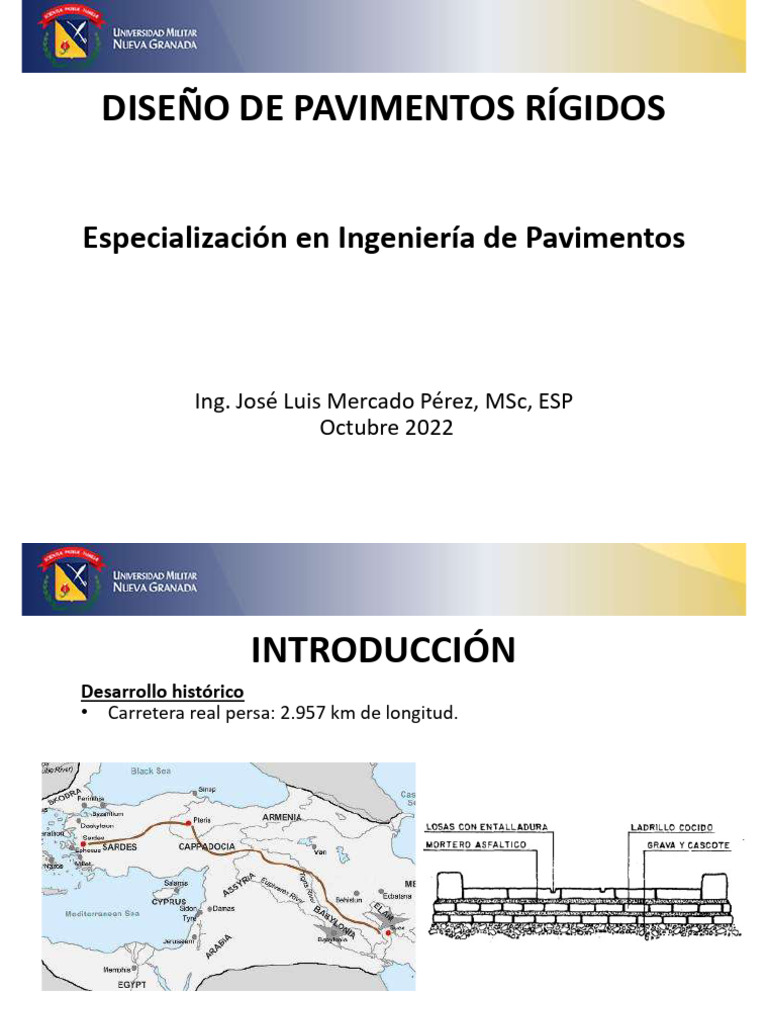 Diseño y Evolución de Pavimentos Rígidos | PDF | Hormigón | Cemento