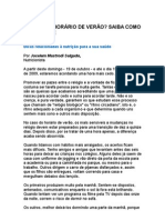 Detesta o Horário de Verão - Saiba Como Se Adaptar - Jocelem Mastrodi Salgado - Nutrição