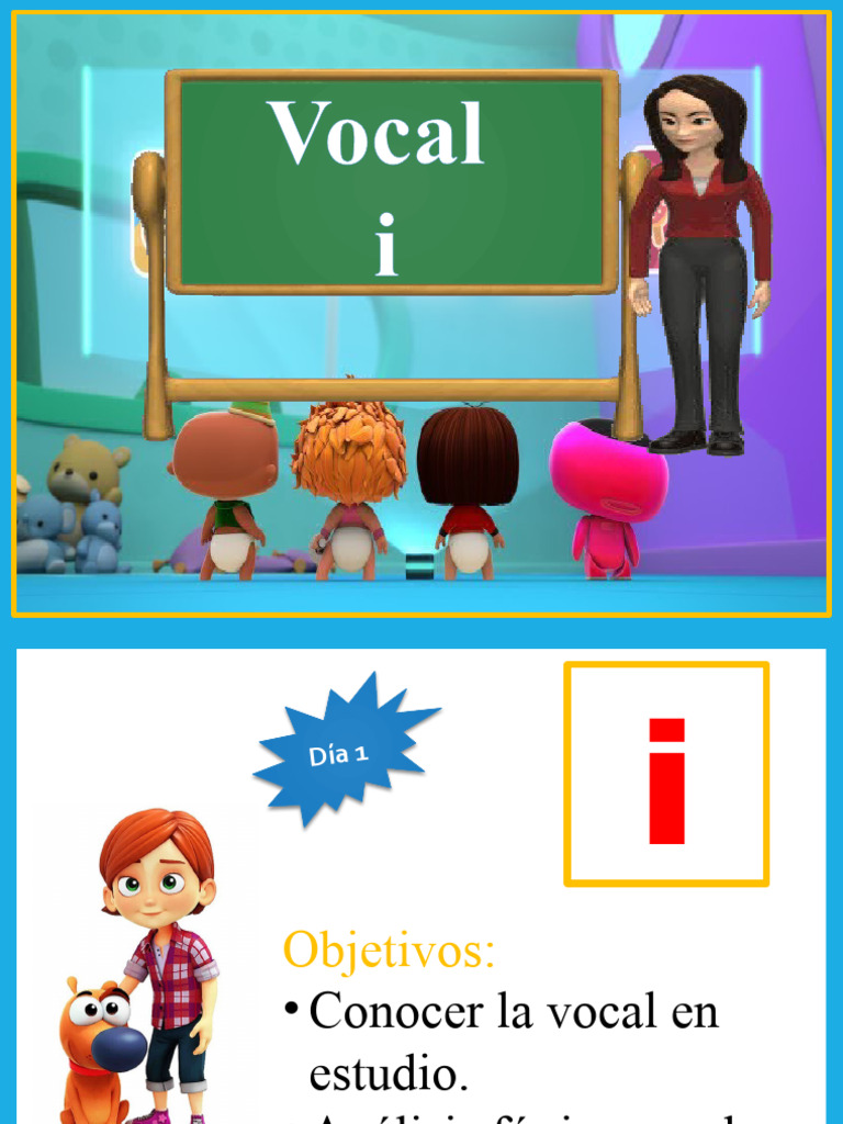 Actividades para la Vocal "i" | PDF | Artes del Lenguaje y Comunicación