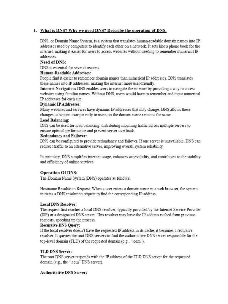 Understanding DNS and HTTP Protocols | PDF | Domain Name System ...