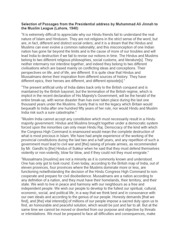 selection-of-passages-from-the-presidential-address-by-muhammad-ali