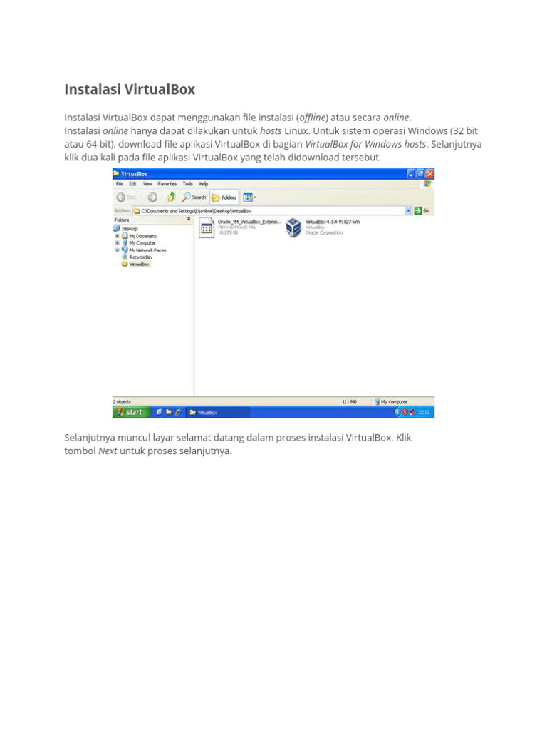 Panduan Instalasi VirtualBox di Linux | PDF | Griya & Taman | Komputer