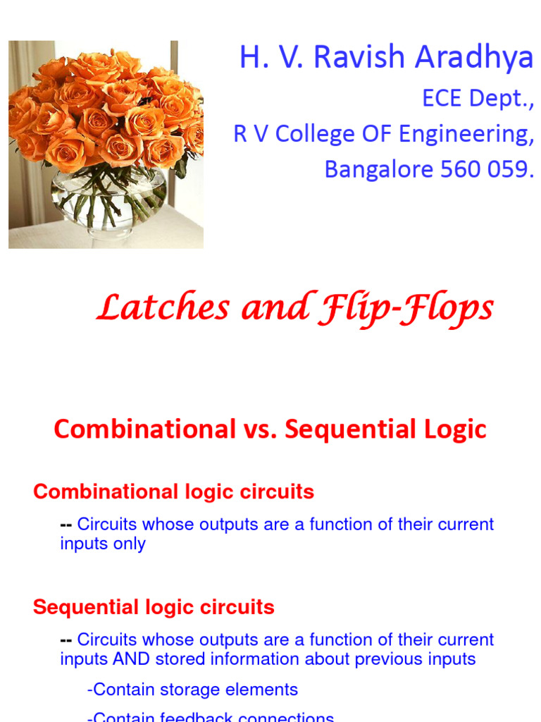 Flip Flops | PDF | Digital Electronics | Electronics