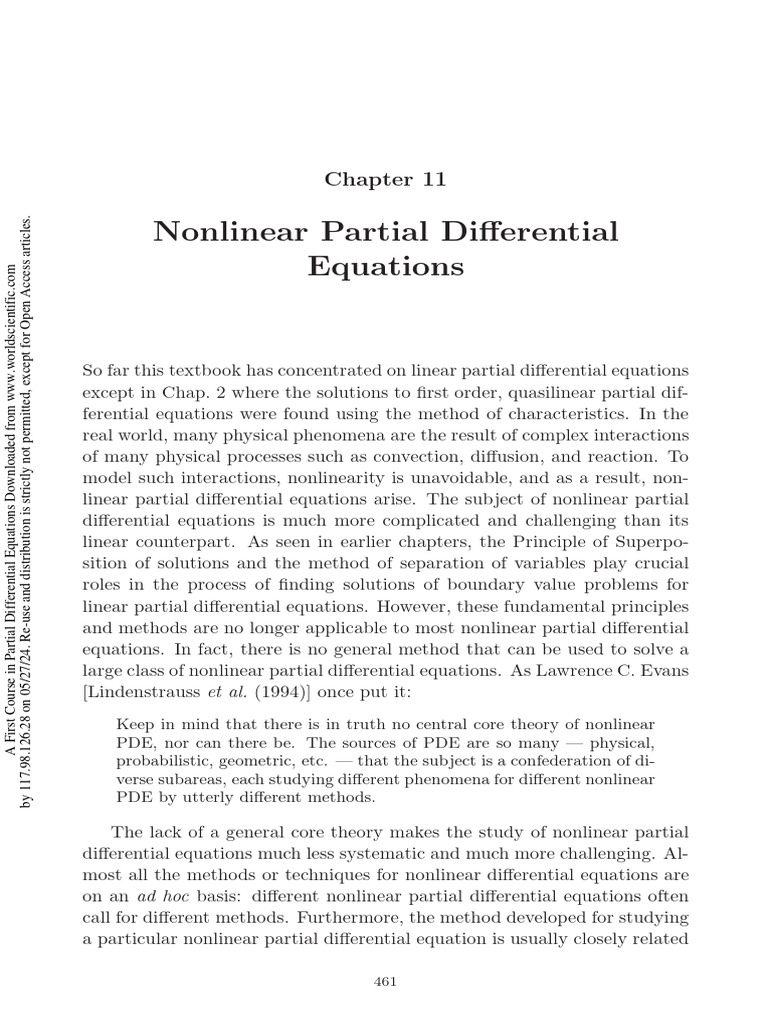 NONLINEAR PARTIAL DIFFERENTIAL EQUATIONS PDF intelligence overview