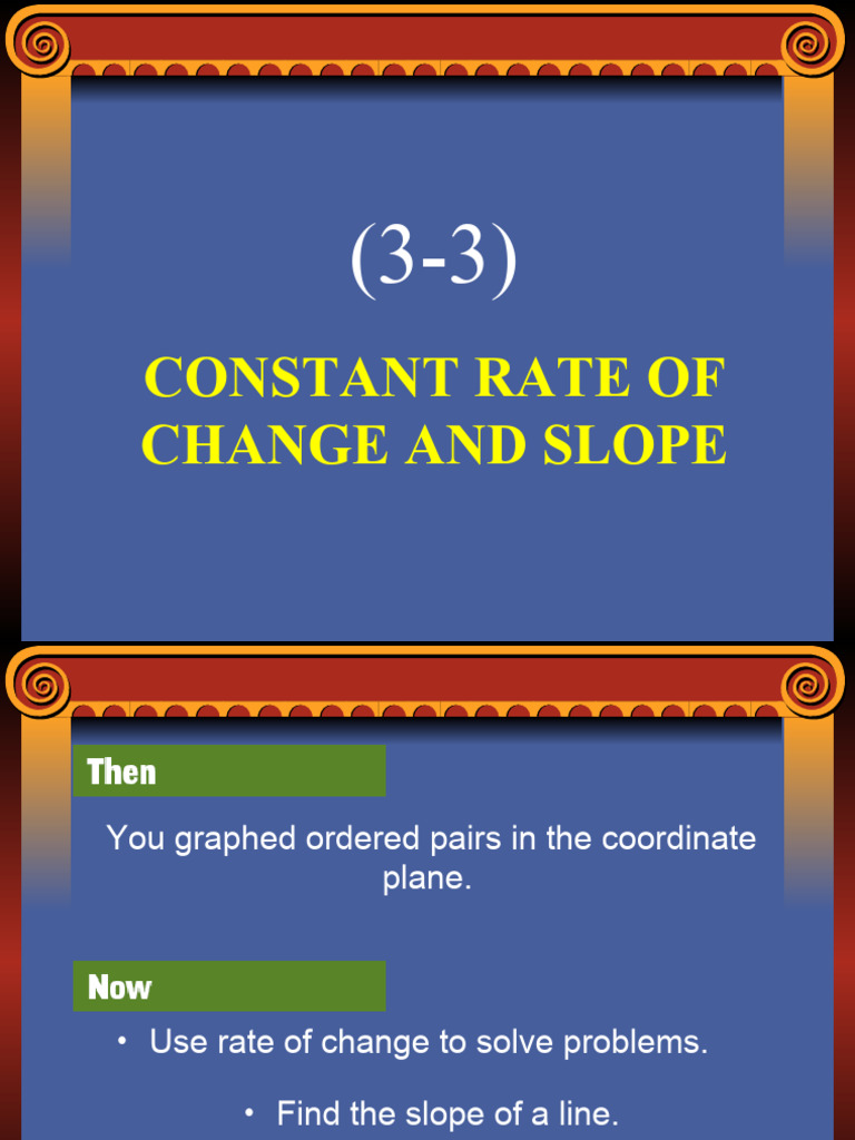Slope and Rate of Change Analysis | PDF | Derivative | Speed