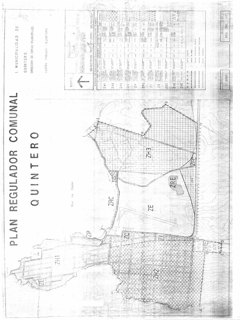 Plano Regulador de Quintero | PDF