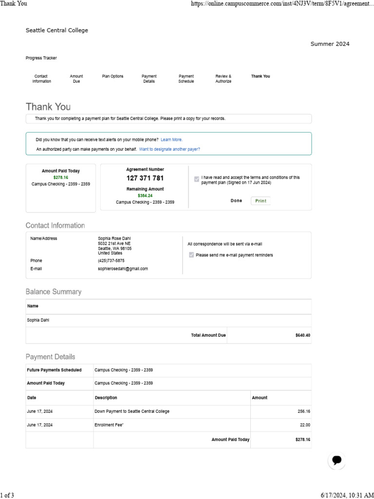 Payment Plan For Tickets Nyc