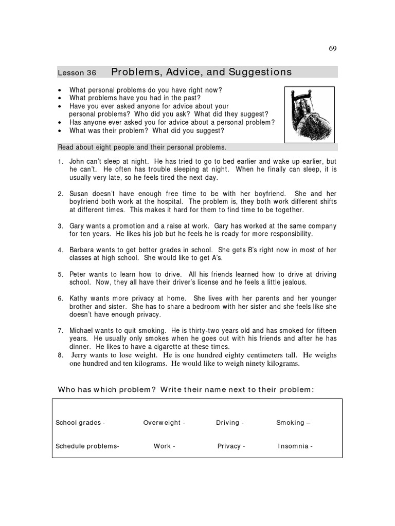 Personal Problems and Solutions Guide | PDF