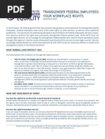 Download Transgender Federal Employees Your Workplace Rights by Natl Center for Transgender Equality SN74563785 doc pdf