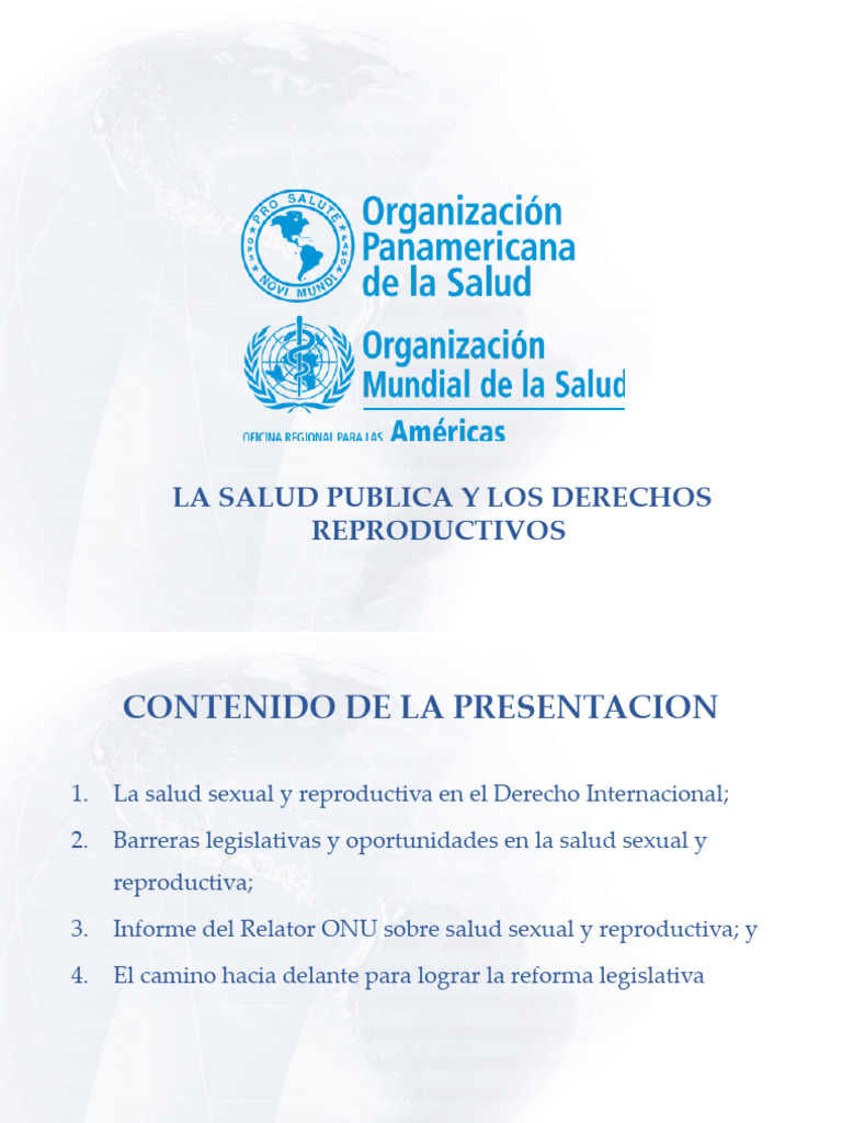 Derechos Sexuales y Reproductivos | PDF | Planificación familiar ...