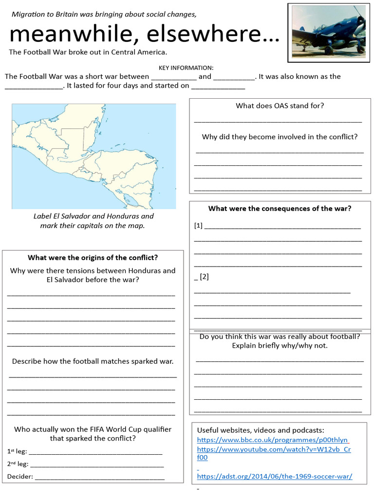 The 1969 Football War Explained | PDF | Sports | Central America