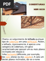 Cortes e Desenho de Telhados | PDF | Teto | Engenharia