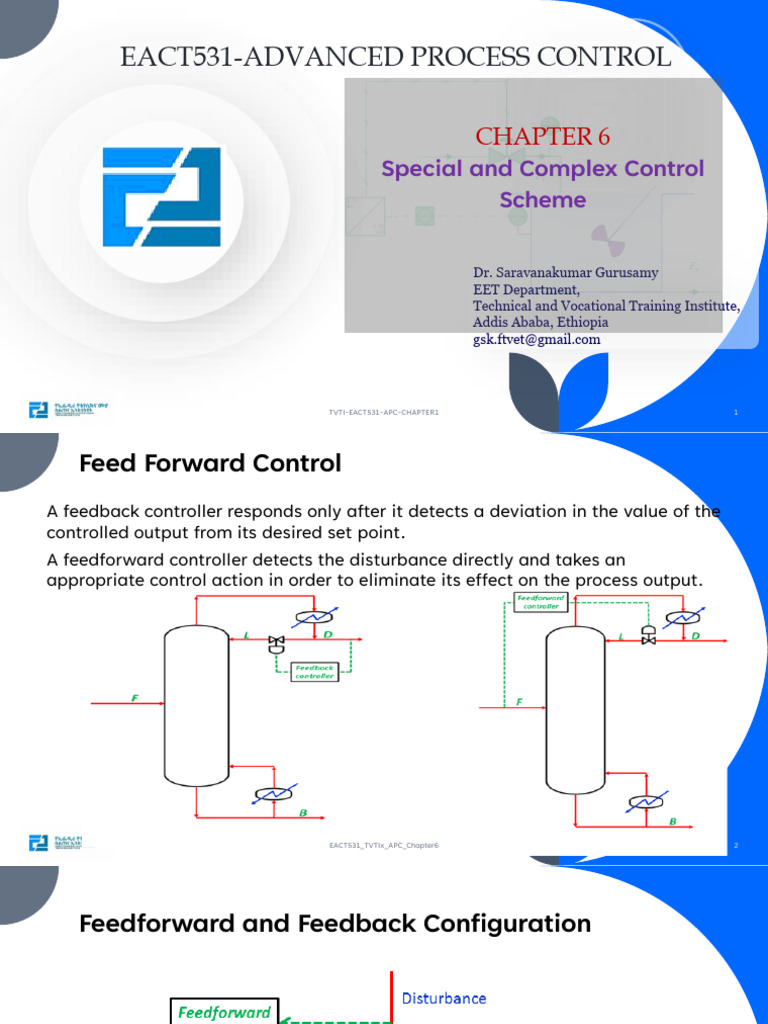 Advanced Process Control Techniques | PDF | Control Theory | Feedback