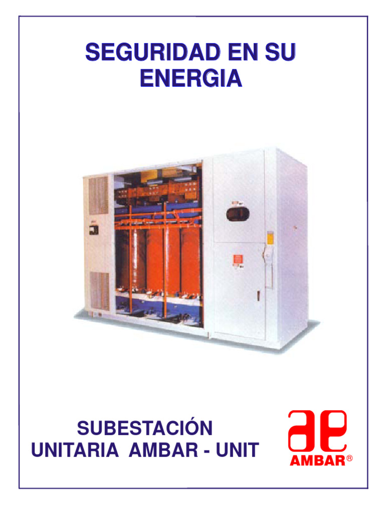 Ambar Unit | PDF | Transformador | Subestacion electrica