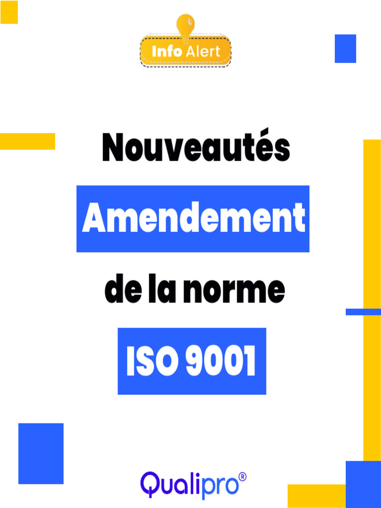 Amendement ISO 9001 | PDF