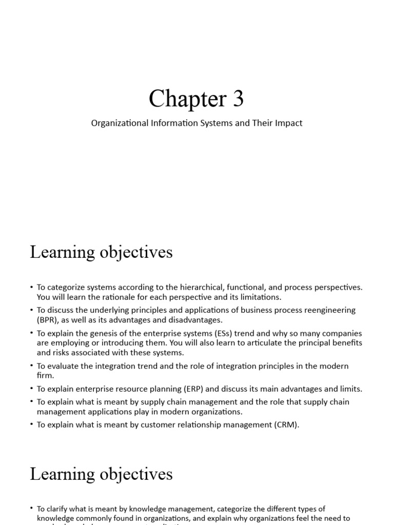 Impact of Information Systems on Organizations | PDF | Cloud Computing ...