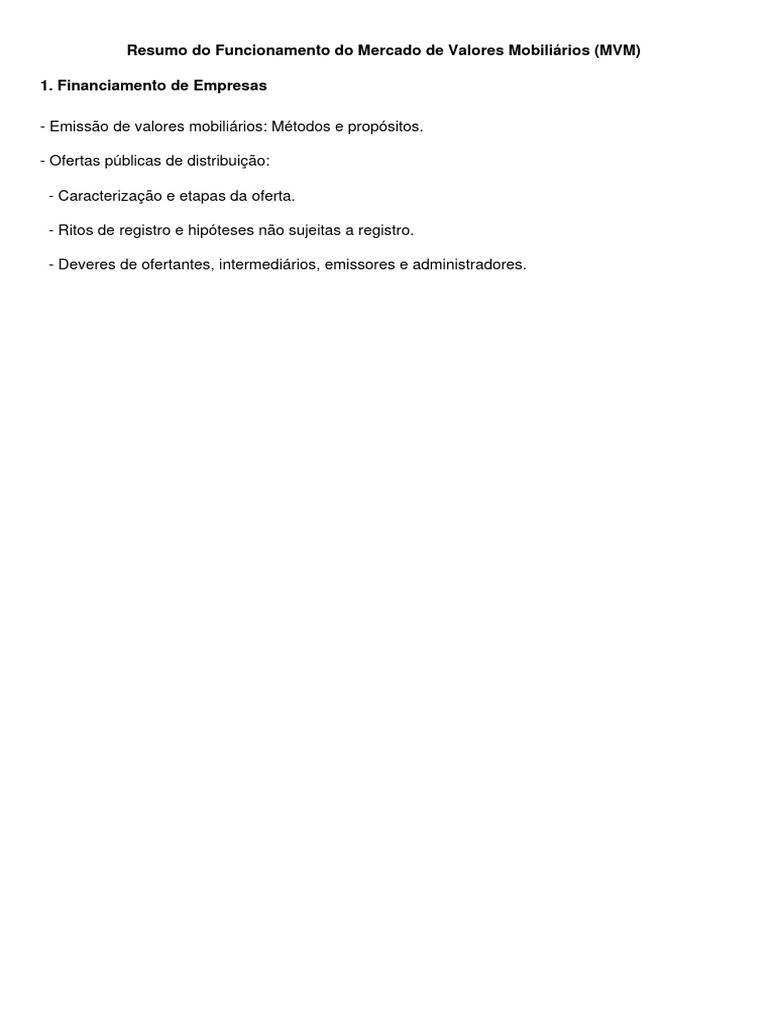 resumo-mercado-valores-mobiliarios-pdf-mercado-de-valores