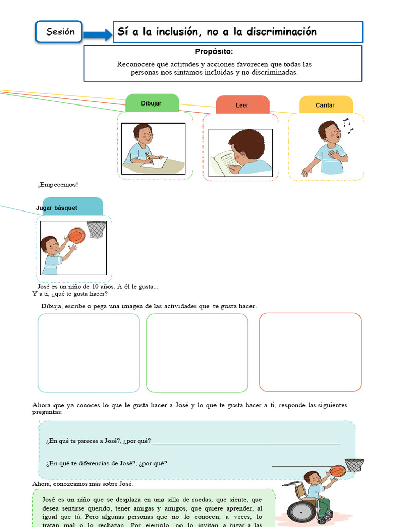 Inclusión y Diversidad en la Infancia | PDF