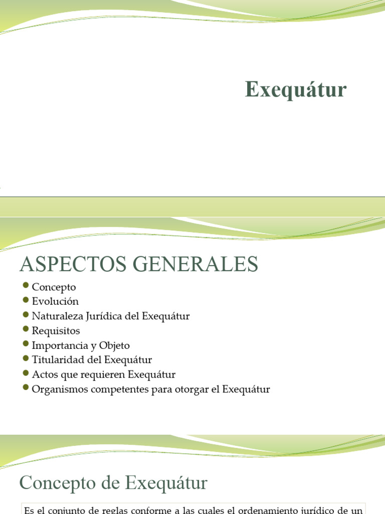 Exequátur | PDF | Sentencia (ley) | Arbitraje