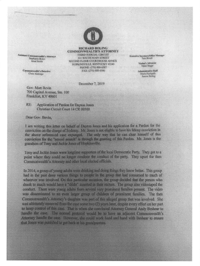 Pardon Application | PDF